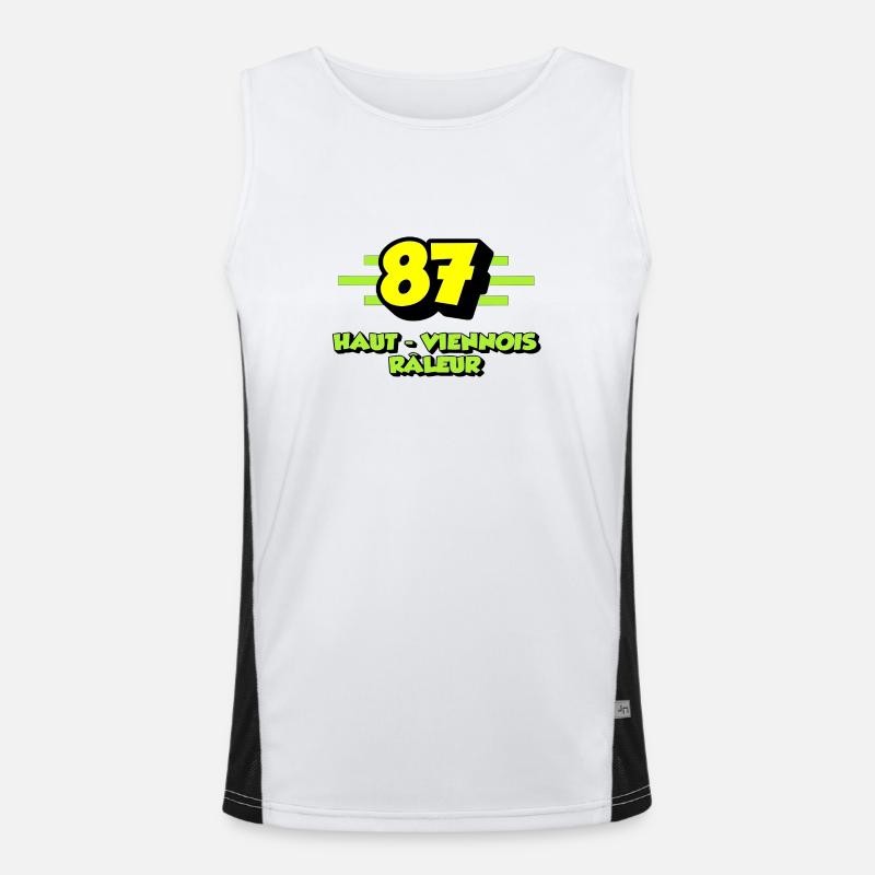 Complaining from Upper Vienna Men's Functional Contrast Tank Top 