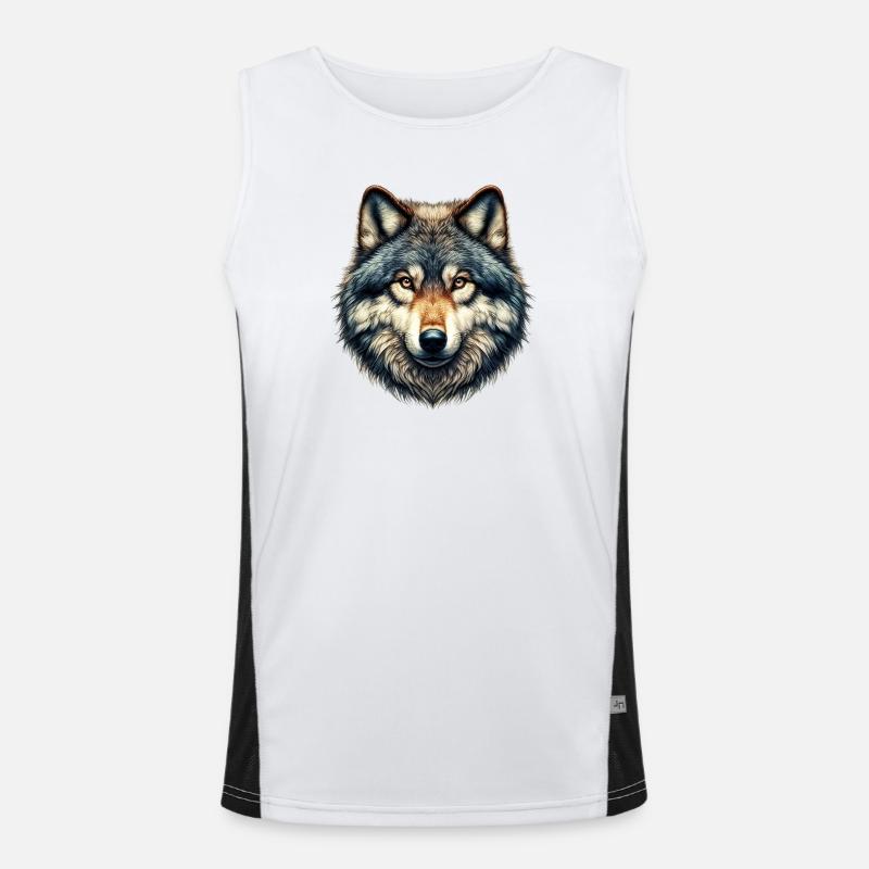Loup Débardeur respirant contrasté Homme 