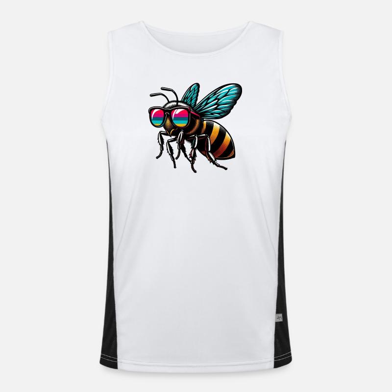 Bee Men's Functional Contrast Tank Top 