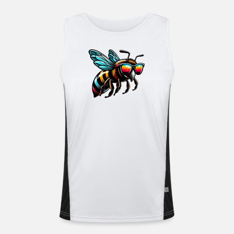 Bee Men's Functional Contrast Tank Top 