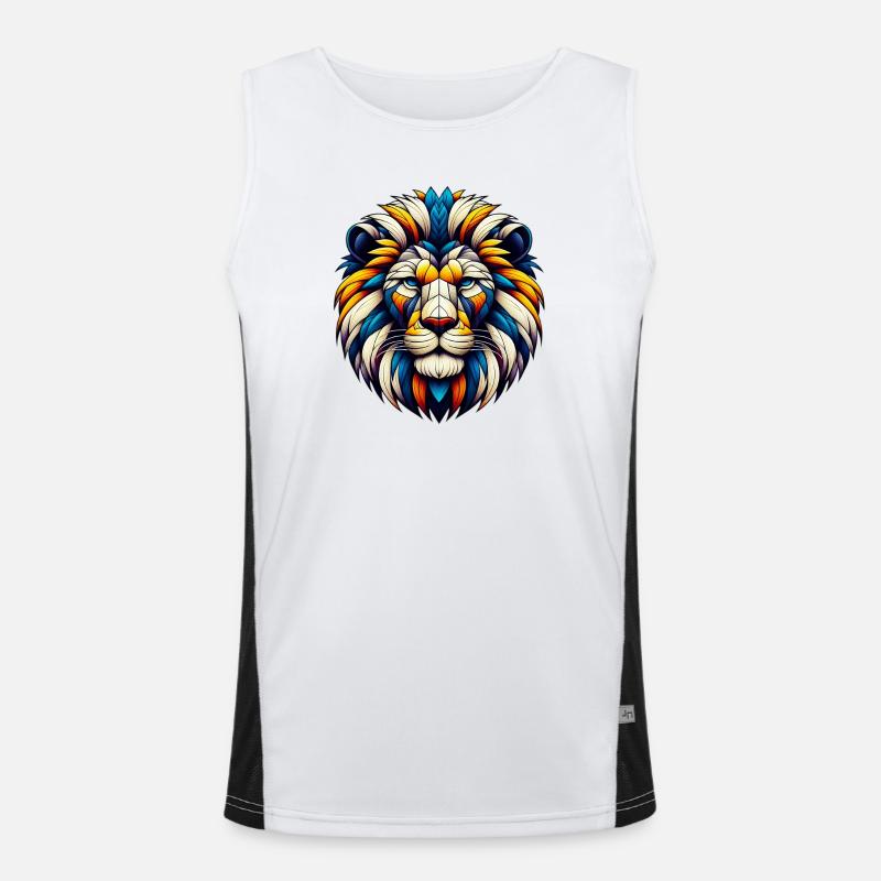 Lion Débardeur respirant contrasté Homme 