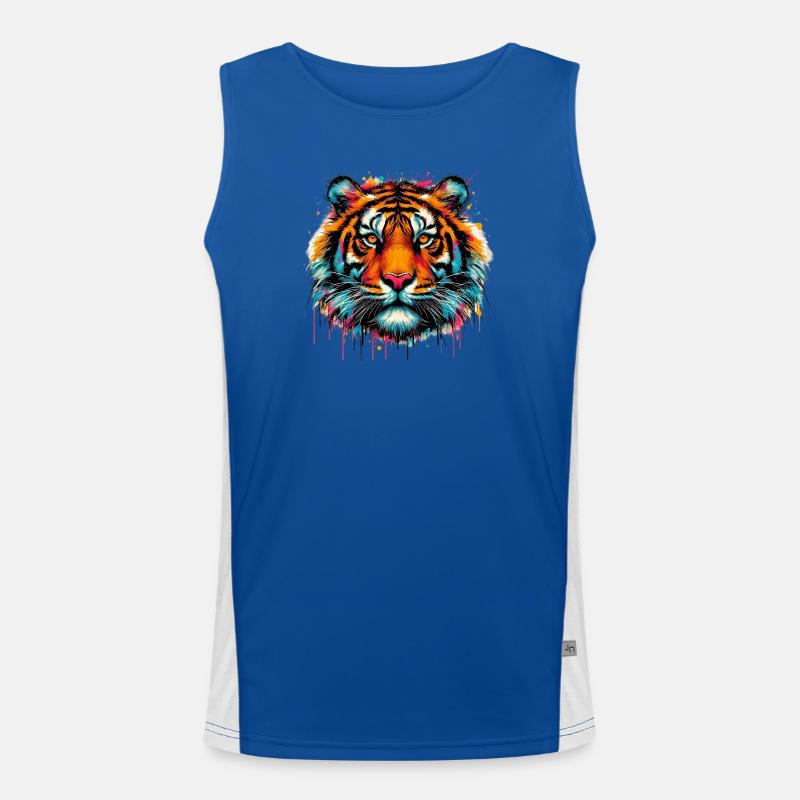 Tigre Débardeur respirant contrasté Homme 