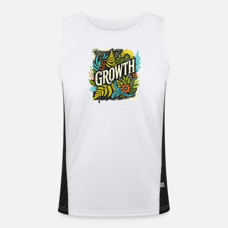 Growth Funktionelles Kontrast-Tank Top für Männer 