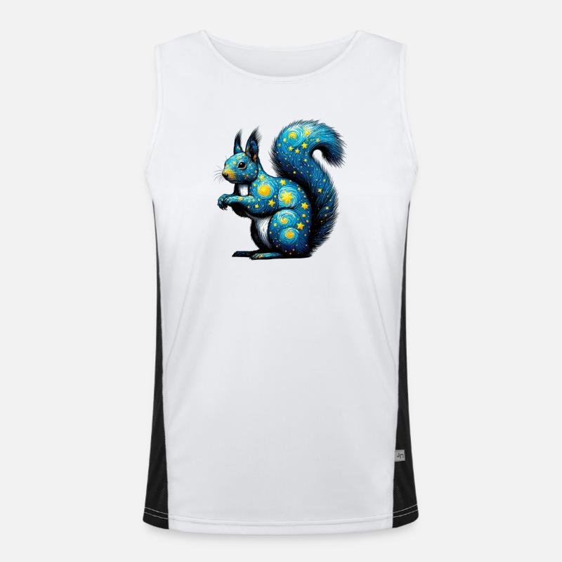 Squirrel Men's Functional Contrast Tank Top 