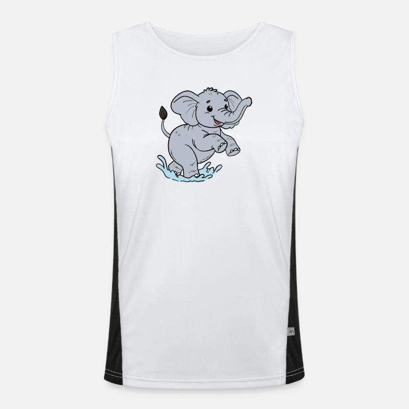 Éléphant Débardeur respirant contrasté Homme 