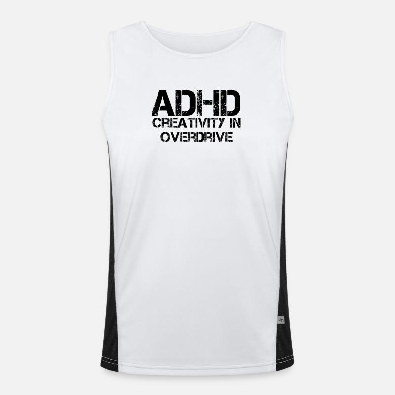 ADHD Men's Functional Contrast Tank Top 