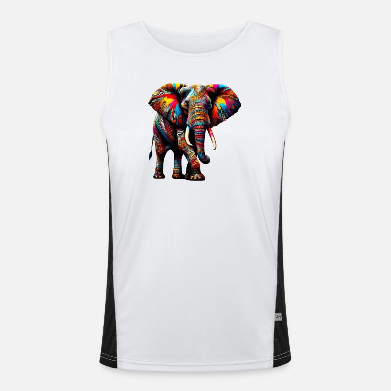 Éléphant Débardeur respirant contrasté Homme 