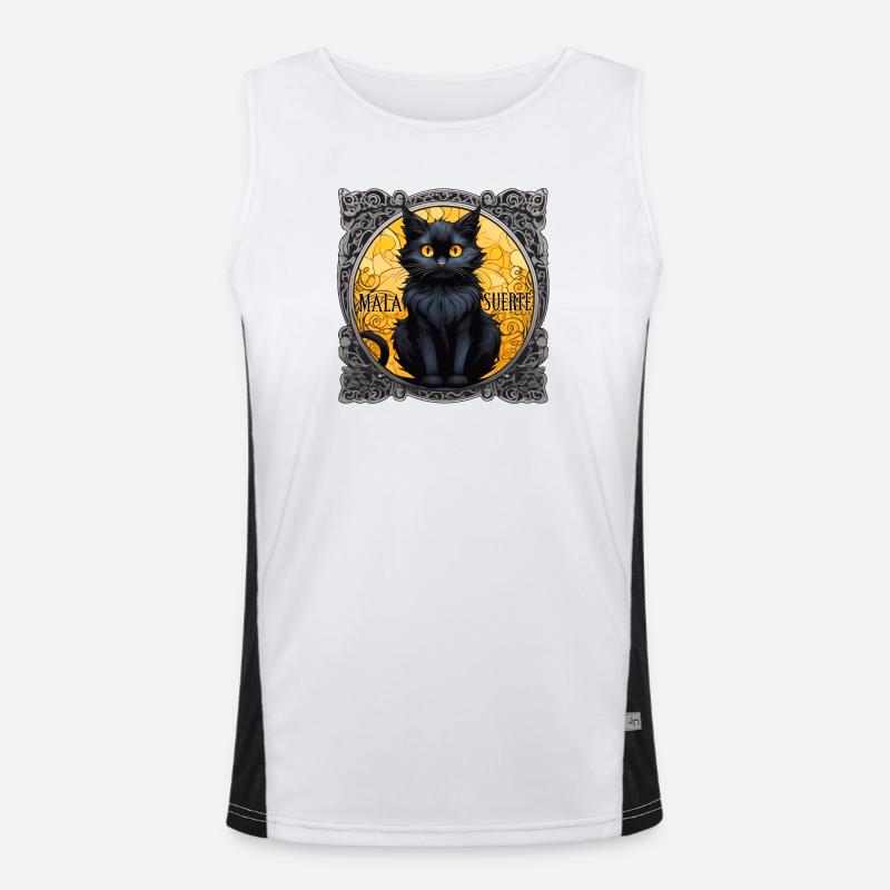 Chat Noir Mala Suerte Débardeur respirant contrasté Homme 
