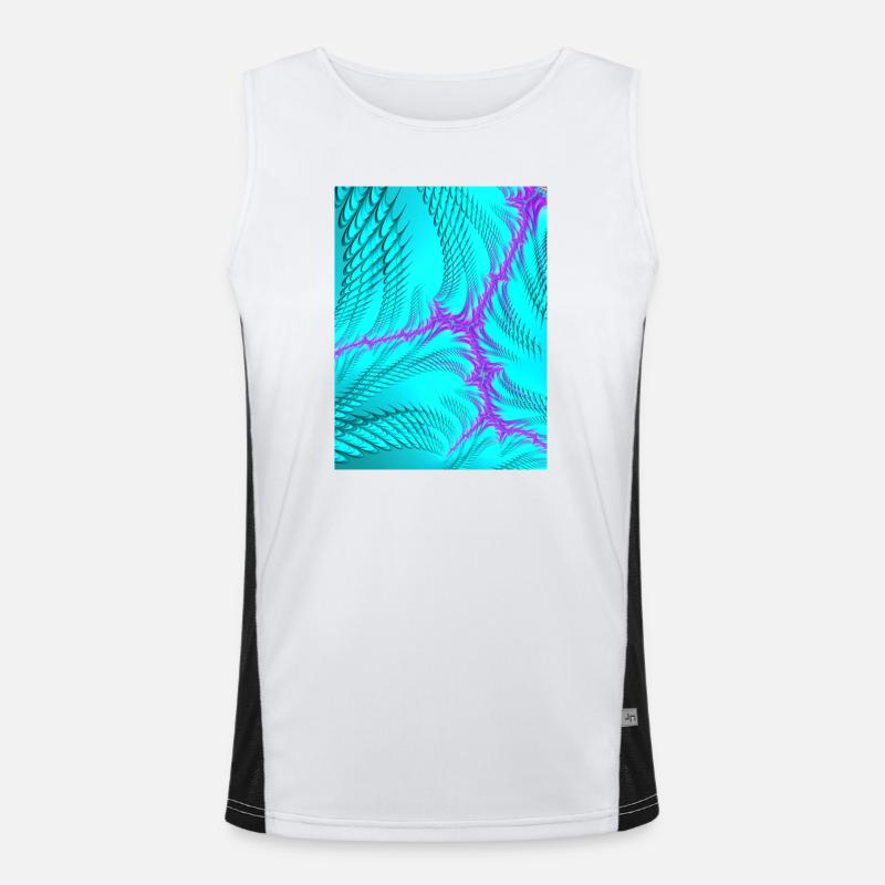 Blitz Funktionelles Kontrast-Tank Top für Männer 