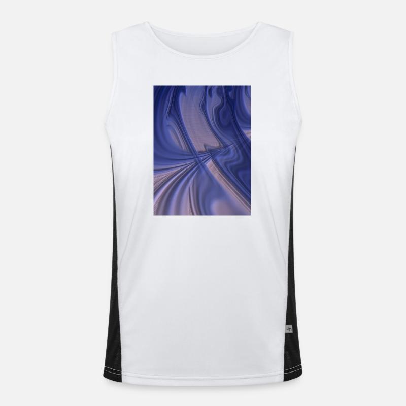 Wüste Funktionelles Kontrast-Tank Top für Männer 