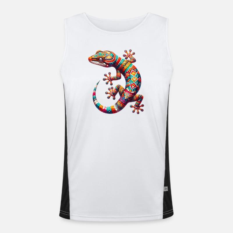Gecko Men's Functional Contrast Tank Top 