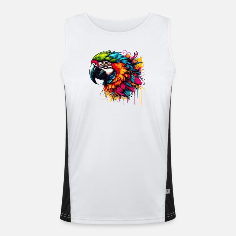 Parrot Men's Functional Contrast Tank Top 