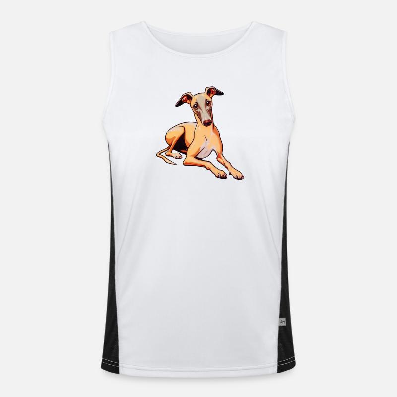 Whippet Funktionelles Kontrast-Tank Top für Männer 