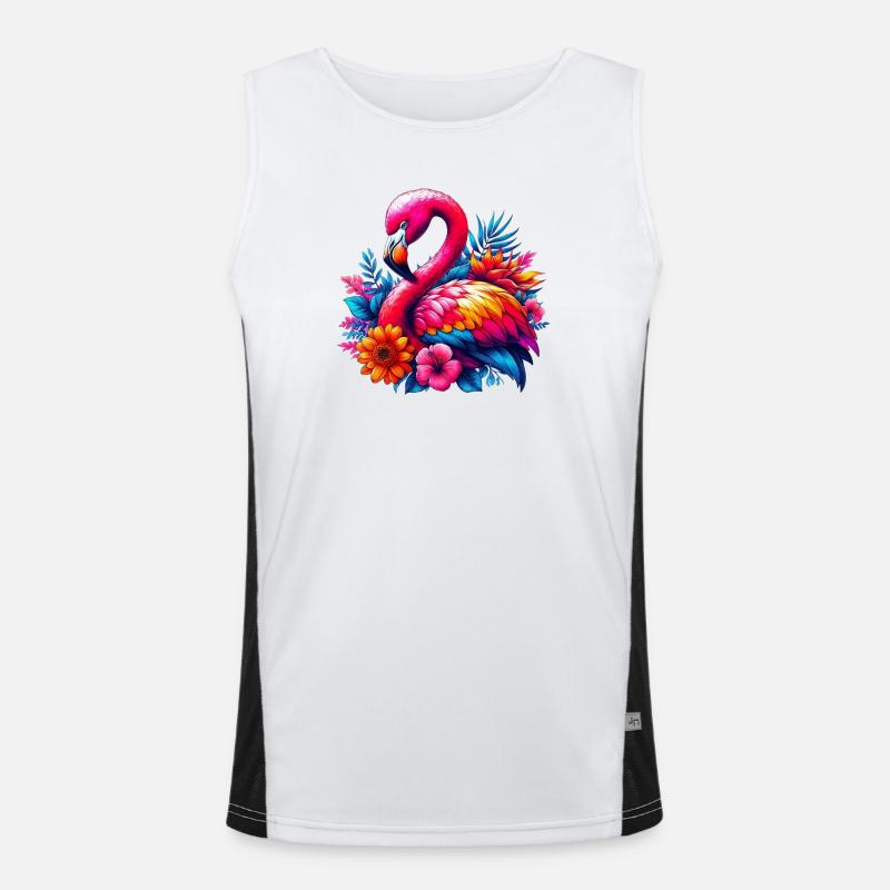 Flamingo Men's Functional Contrast Tank Top 