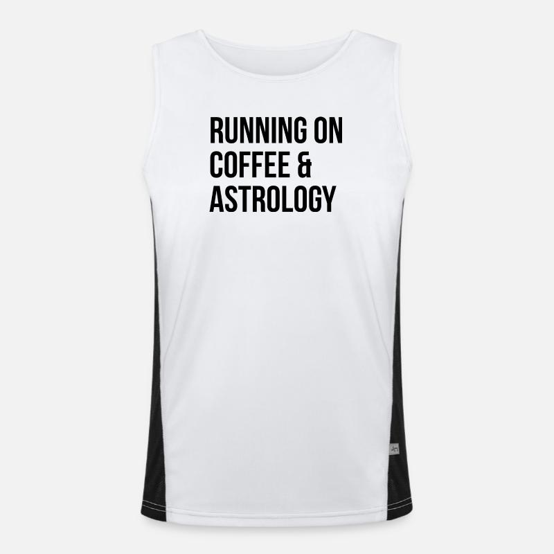 Astrologie Funktionelles Kontrast-Tank Top für Männer 
