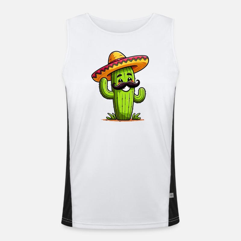 Cactus Men's Functional Contrast Tank Top 