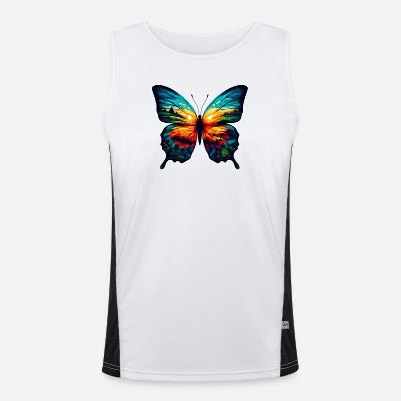 Papillon Débardeur respirant contrasté Homme 