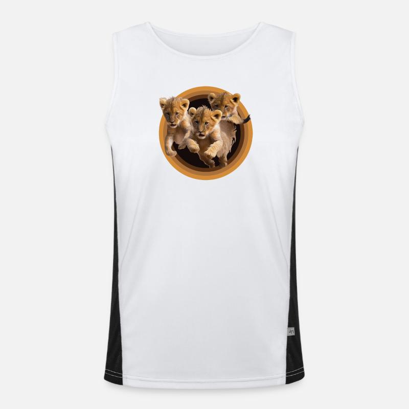 Chatons Débardeur respirant contrasté Homme 