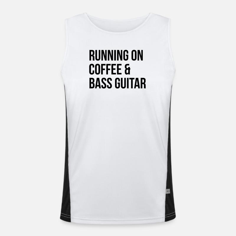 Bass Guitar Men's Functional Contrast Tank Top 