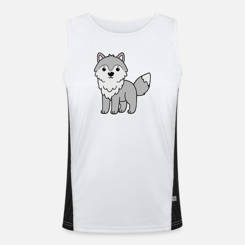Wolf Wolves Men's Functional Contrast Tank Top 