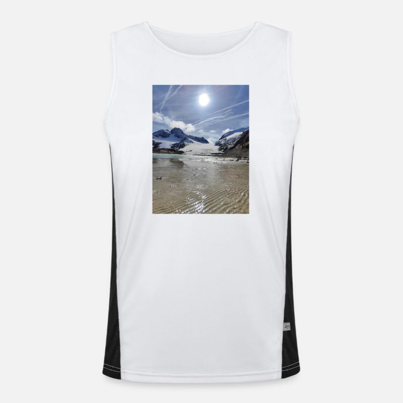 Glacier and Lake Men's Functional Contrast Tank Top 
