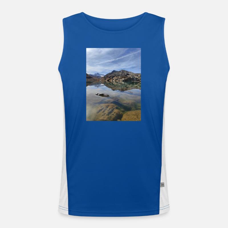 Bramant See Funktionelles Kontrast-Tank Top für Männer 