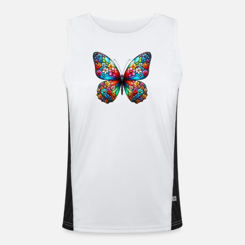 Papillon Débardeur respirant contrasté Homme 