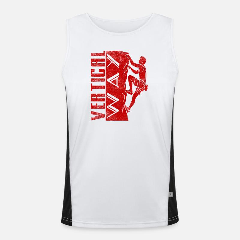 Vertical Way Chico Men's Functional Contrast Tank Top 