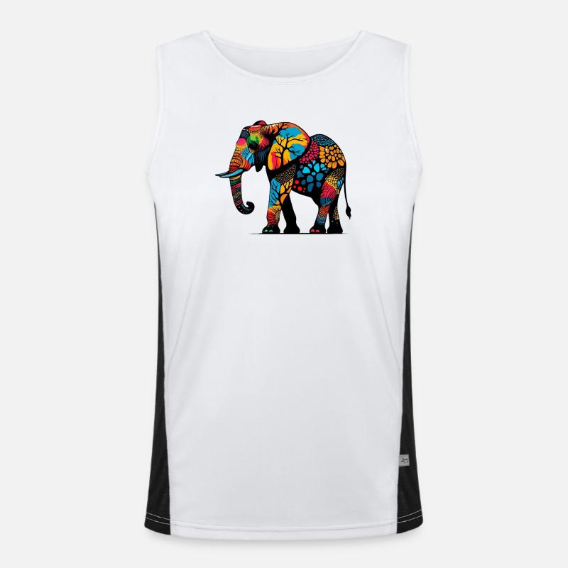 Éléphant Débardeur respirant contrasté Homme 