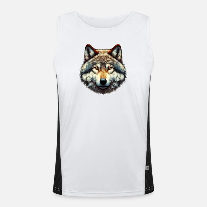 Loup Débardeur respirant contrasté Homme 