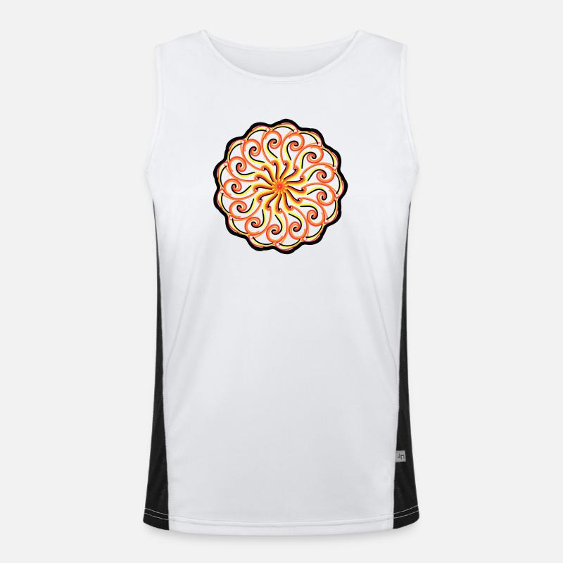 Mandala Débardeur respirant contrasté Homme 