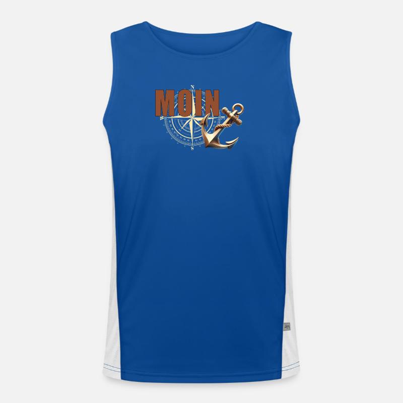 Moin Funktionelles Kontrast-Tank Top für Männer 