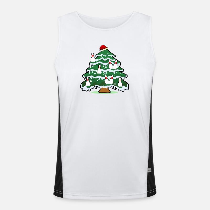 ARBRE DE NOËL BOWLING BOWLING Débardeur respirant contrasté Homme 