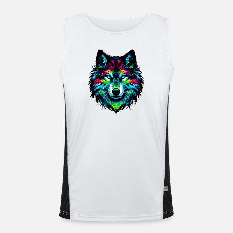 Wolf Men's Functional Contrast Tank Top 