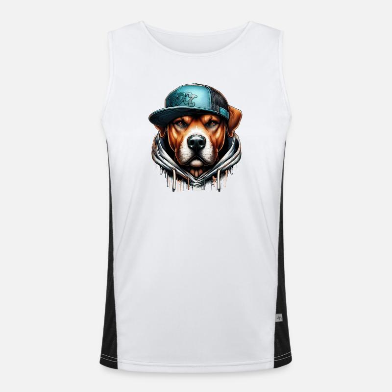 Dog Men's Functional Contrast Tank Top 