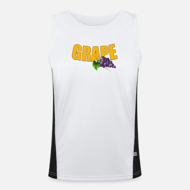 GRAPE Funktionelles Kontrast-Tank Top für Männer 