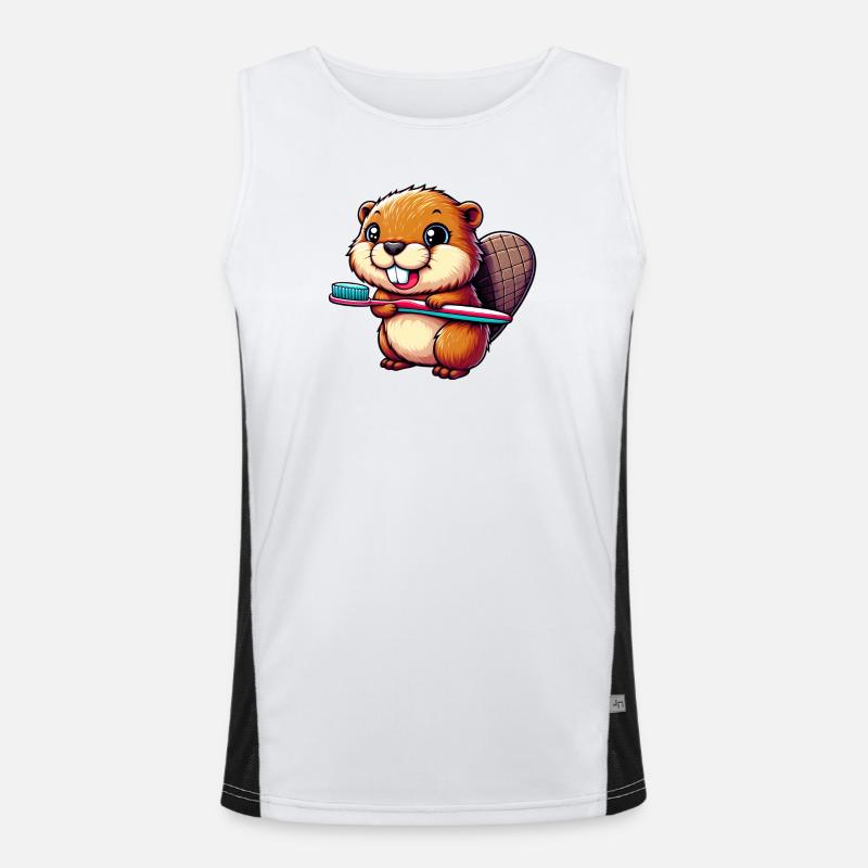 Castor Débardeur respirant contrasté Homme 