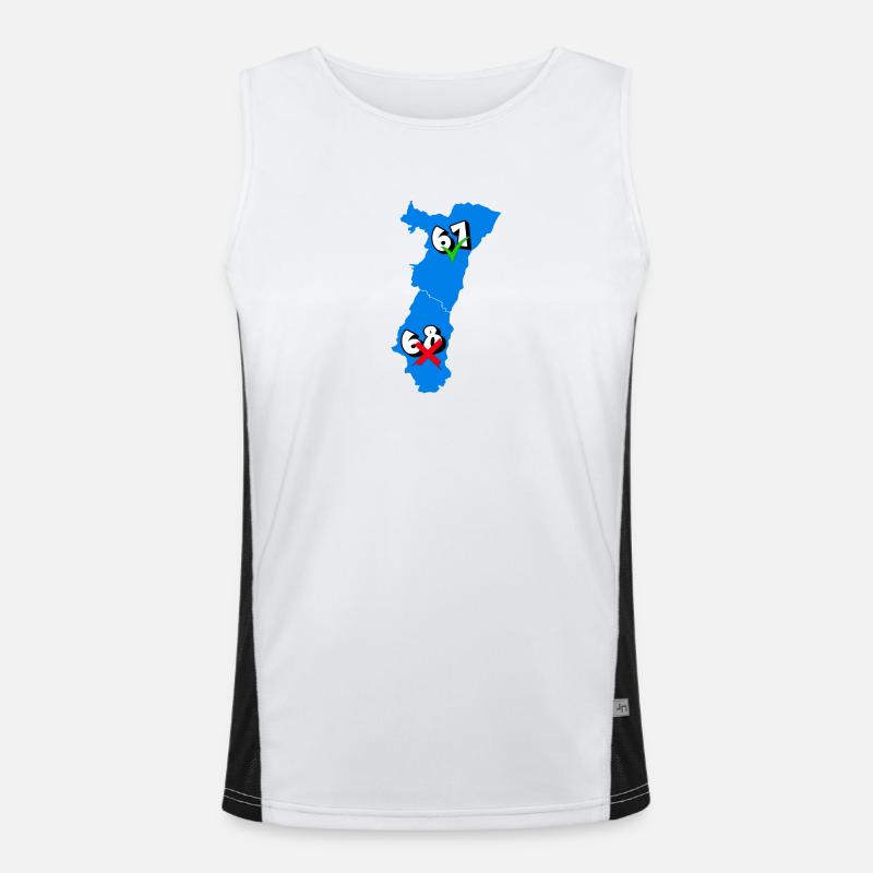 Elsass Funktionelles Kontrast-Tank Top für Männer 