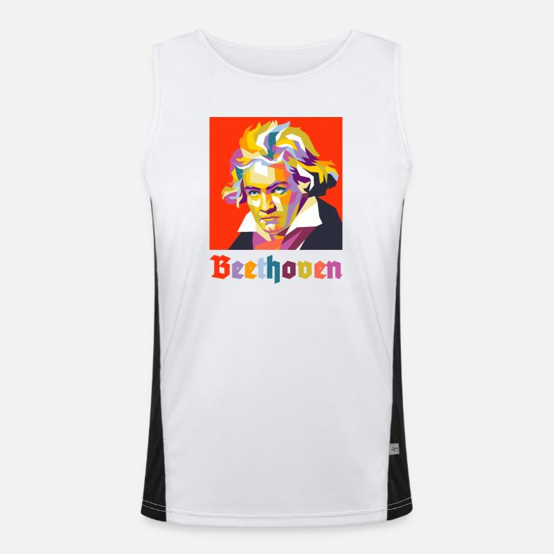Beethoven 2 Men's Functional Contrast Tank Top 