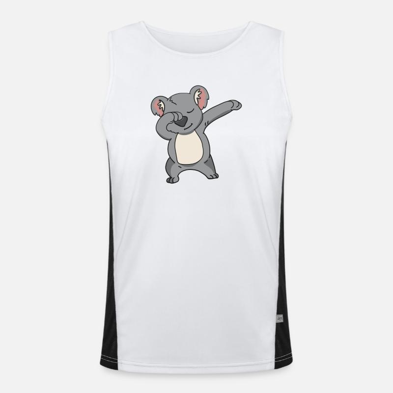 Dabbing Koala Débardeur respirant contrasté Homme 