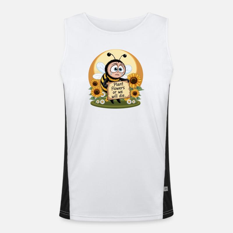 Saving bees Men's Functional Contrast Tank Top 
