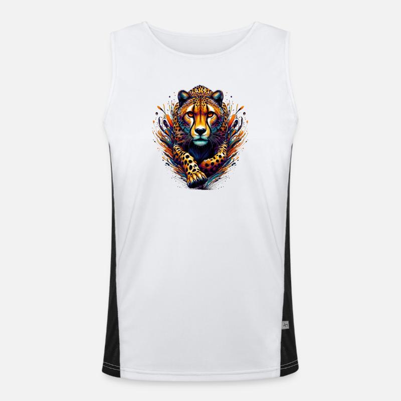 Guépard Débardeur respirant contrasté Homme 