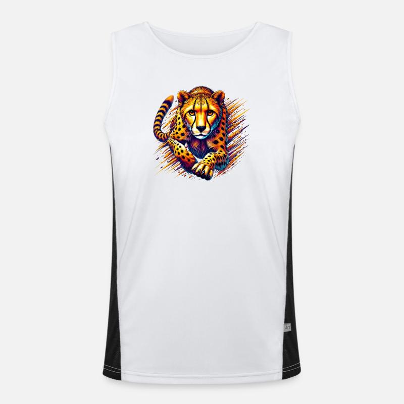 Guépard Débardeur respirant contrasté Homme 