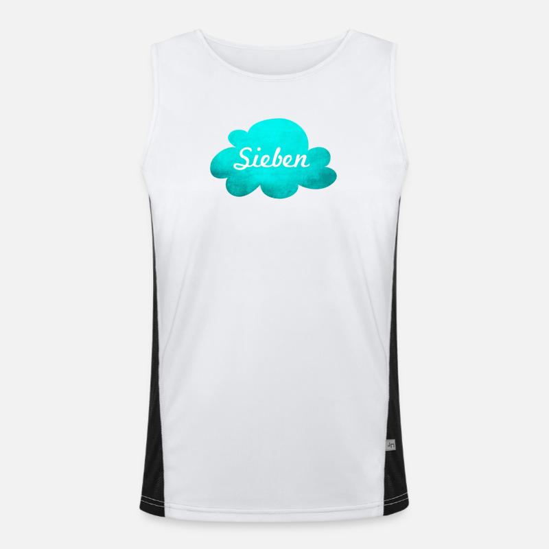 Cloud neuf Structure Ciel Citations Cool Chance Débardeur respirant contrasté Homme 