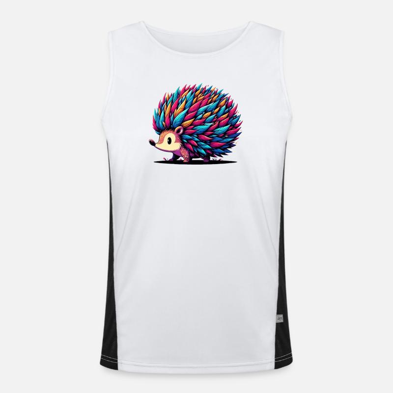 Hedgehog Men's Functional Contrast Tank Top 