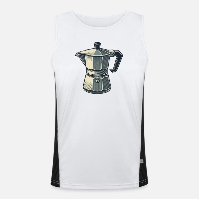 Cafetière à expresso Débardeur respirant contrasté Homme 