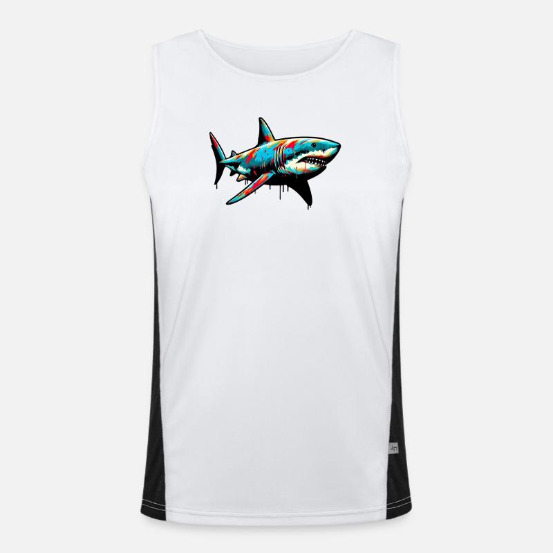 Requin Débardeur respirant contrasté Homme 