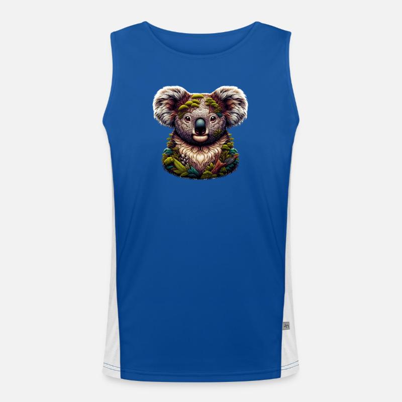 Koala Funktionelles Kontrast-Tank Top für Männer 