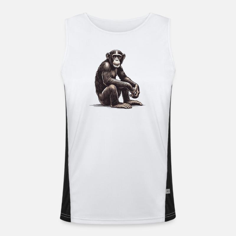 Chimpanzee Men's Functional Contrast Tank Top 