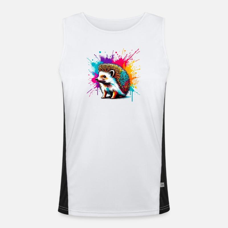 Hedgehog Men's Functional Contrast Tank Top 